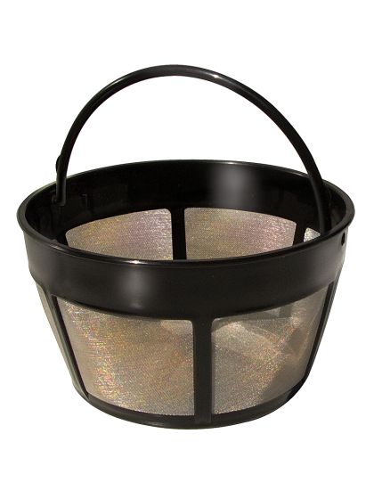 Gold coffee filter basket clearance