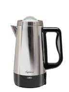Capresso H2o Glass Electric Water Kettle – Stainless Steel 240.03