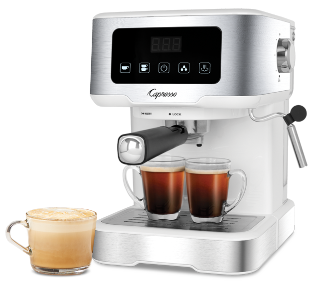 Capresso Café Select Professional Espresso and Cappuccino Machine with Froth Select Milk Frother